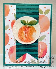 Craft with Beth: Fresh Fruit Stampin' Up! Fruit Stand Orange Peel Technique
