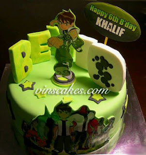 Ben 10 cakes for children parties