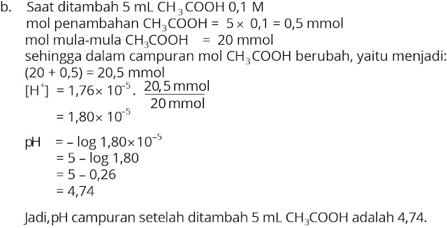 pembahasan soal larutan penyangga nomor 5