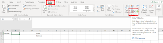 Data Validation in Excel