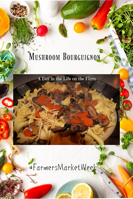 Mushroom Bourguignon pin