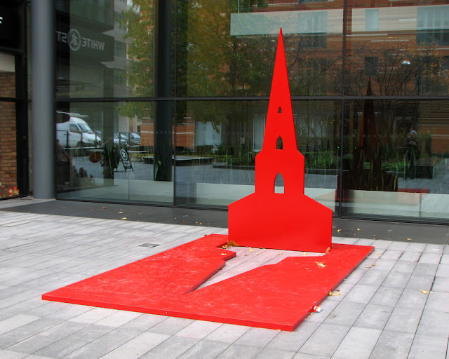 Red Church” by Eleonora Aguiari, Bishops Square, Spitalfields, London