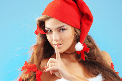 25 fotografías de chicas santa claus muy navideñas