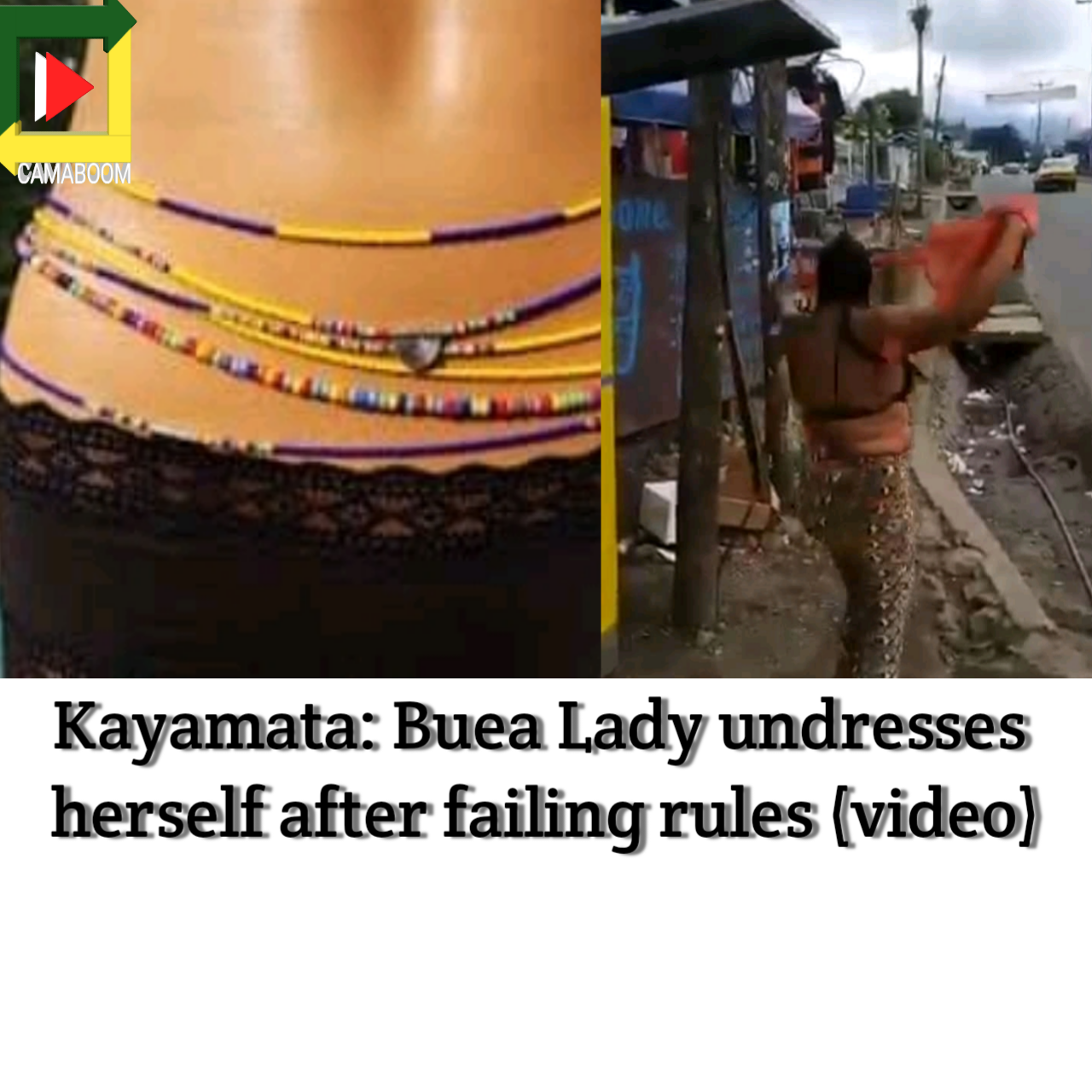 Buea girl mad after failing Kayamata rules