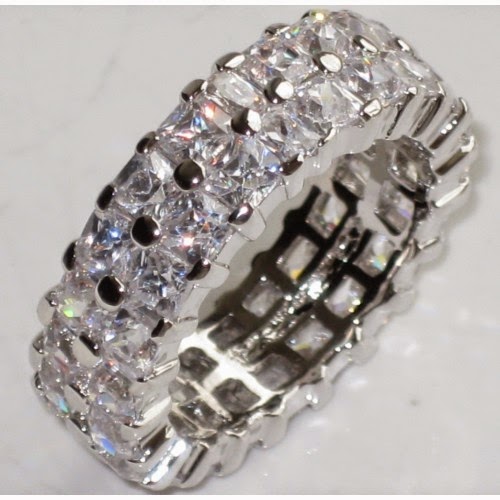 Ladies White Rings Diamond Rings Silver Ring Gold Ring Crystal Ring Artificial Ring 