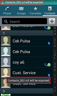 cara backup data kontak di android anda