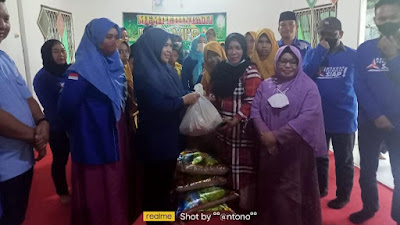 AMPD Sayap Partai Demokrat Prabumulih Bersama SRIKANDI Partai Demokrat Duet Selesaikan Misi HUT PD Ke -21 Berbagi Bersama Anak Panti Asuhan