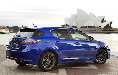 2011 Lexus CT 200h F Sport Rear Side View