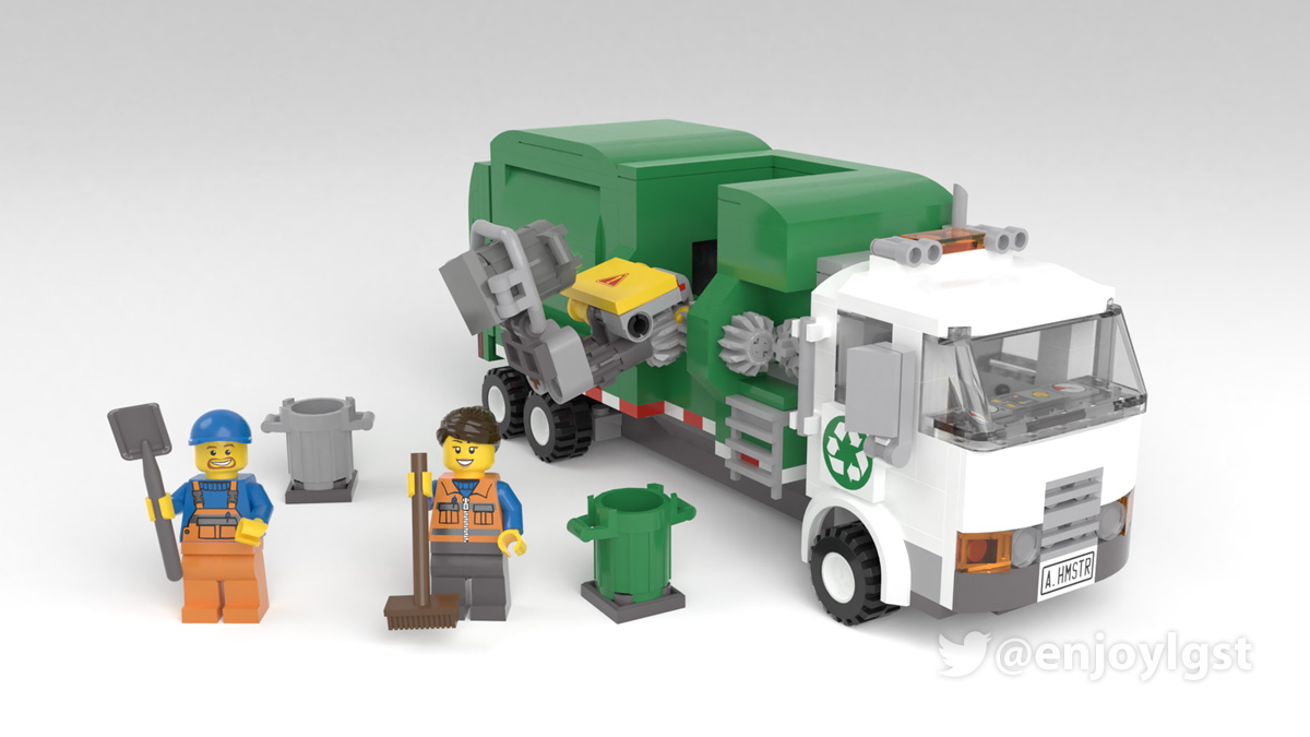 レゴアイデアで 自動ゴミ収集車 が製品化レビュー進出 年第3回1万サポート獲得デザイン紹介 スタッズ レゴ総合最新情報メディア
