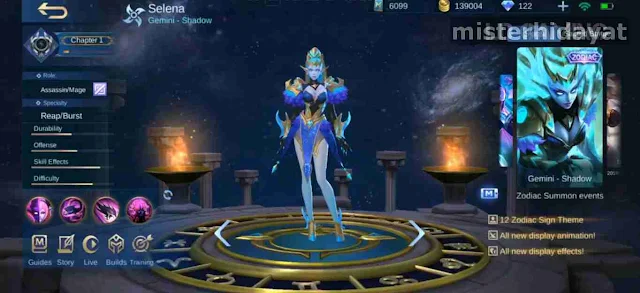 Cara Mendapatkan Skin Zodiac Selena Gratis Tanpa Game Guardian