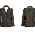 Leather 3 Button Blazer For Women