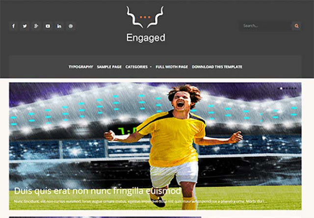 Engaged Blogger Template