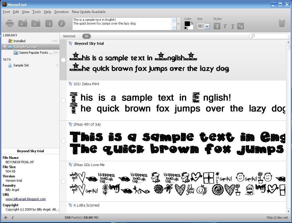 Font viewer online