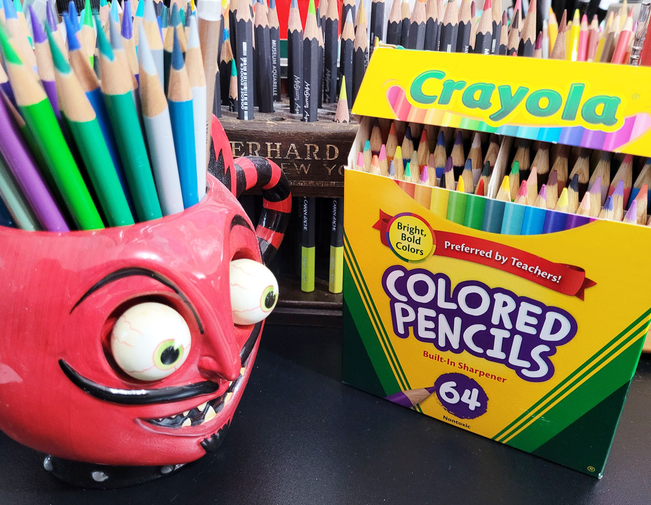Crayola Watercolor Pencils ✏️ Quick Review #shorts #crayola