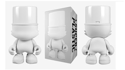 White UberKranky Vinyl Figure by Superplastic