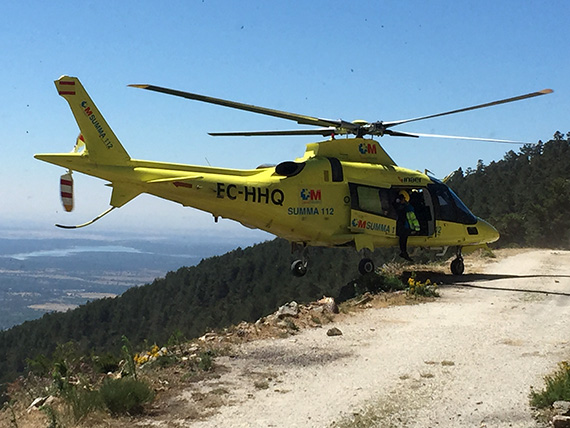 Muchas gracias al Summa 112, a su helicóptero, al personal sanitario, pilotos, y a todas las personas que participaron en el rescate