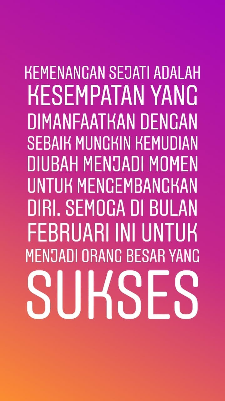 Kata Ucapan Bulan Februari Untuk Status dan Caption