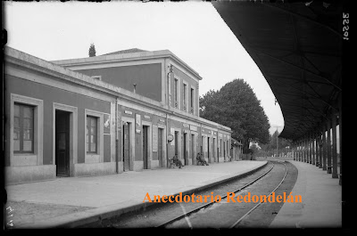 Estación de Redondela entre 1927 e 1936. Foto: António Passaporte. Arquivo Loty-IPCE