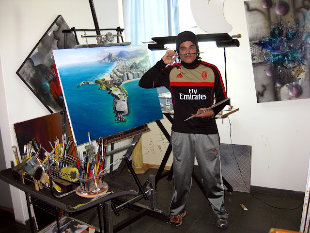 pintor, escultor, designer, cenógrafo e restaurador