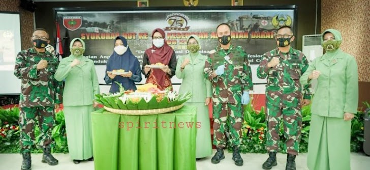 Peringatan HUT ke-75 Kesad, Kesdam Hasanuddin Adakan Syukuran