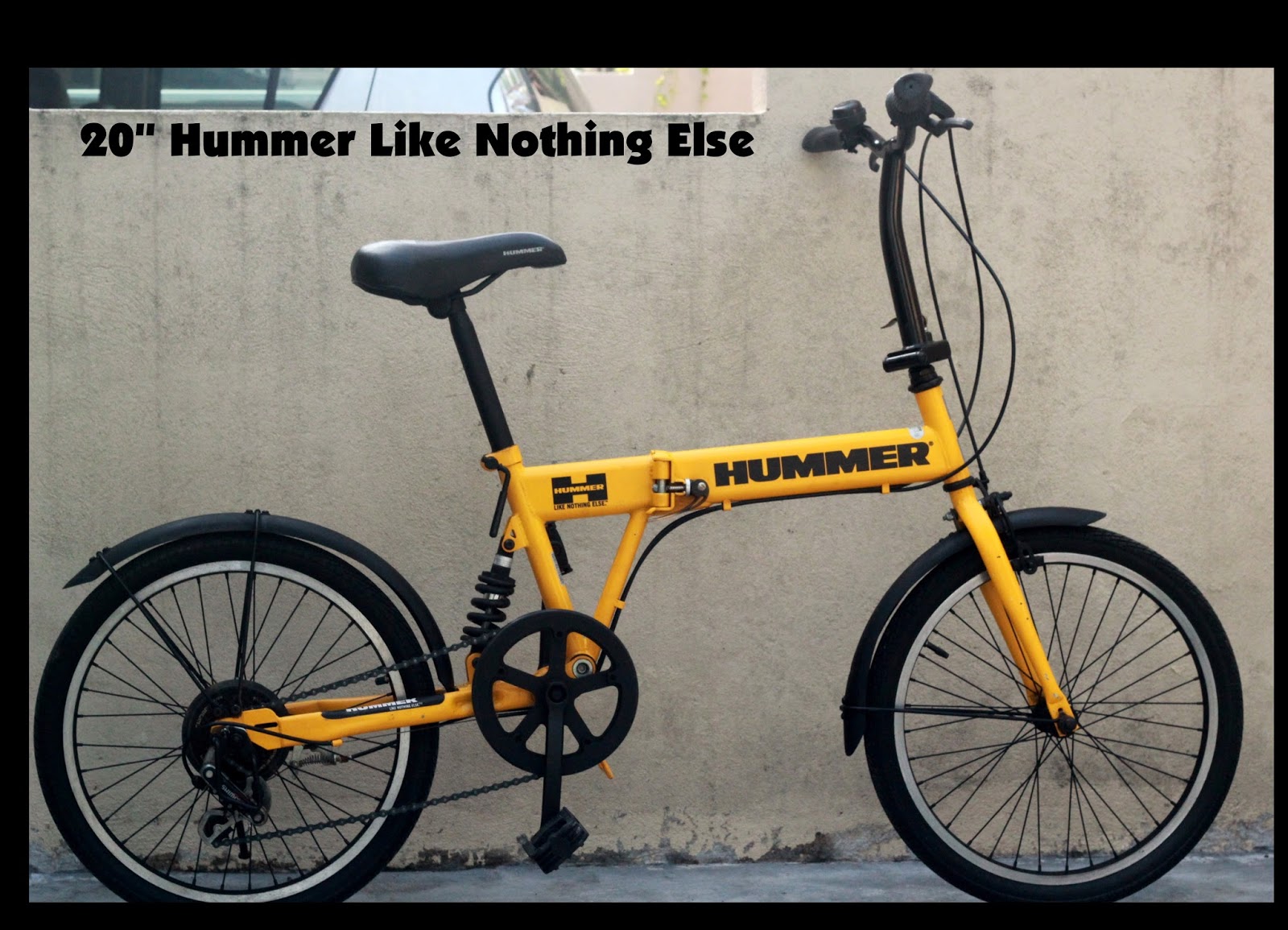 日本中古折叠脚车japanese Used Bike Store Jubstore Hummer Fr Japan Black And Yellow