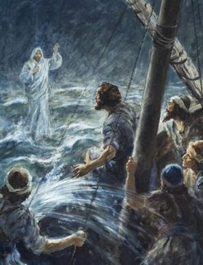 MY TREASURE BOX" : BIBLE STORY SUMMARY: JESUS WALKS ON WATER