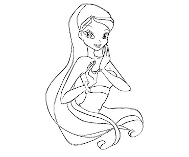 #13 Stella Coloring Page