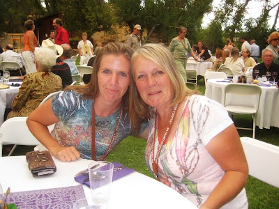 Artists Carol Johansen and Jennifer Johansen at Maynard Dixon Country gala in 2009