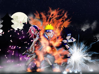 Uzhunaki Naruto, Uchiha Sasuke, and Haruna Sakura