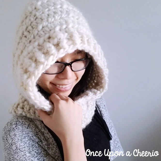 Through Thick and Thin Hooded Scarf FREE Crochet Pattern