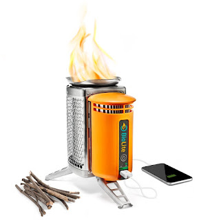 BioLite Wood Burning Camp Stove and Power Charger, Charging Your Gadgets and Cook a Meal At the Same Time