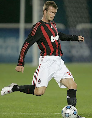 Beckham Ac Milan Poster