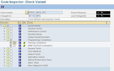 Creating code inspector Check Variant for client specific naming conventions