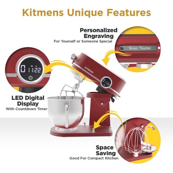 Kitmens KM-B5 Smart Digital Stand Mixer