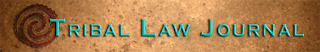 Tribal Law Journal banner