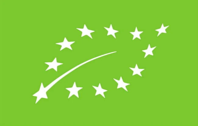 Il logo dei prodotti da agricoltura biologica dell'Unione Europea