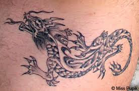 tribal tattoo dragon celebrity