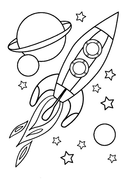  Best Spaceship Coloring Pages For Toddlers