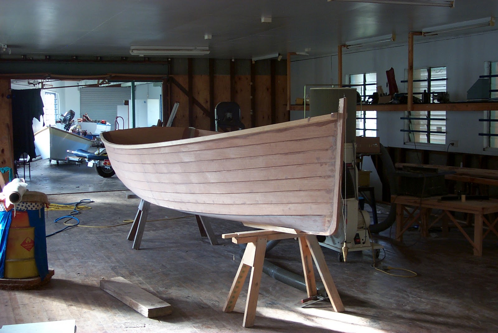 ross lillistone wooden boats: spiling lapstrake planks