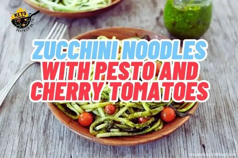 Zucchini Noodles with Pesto and Cherry Tomatoes