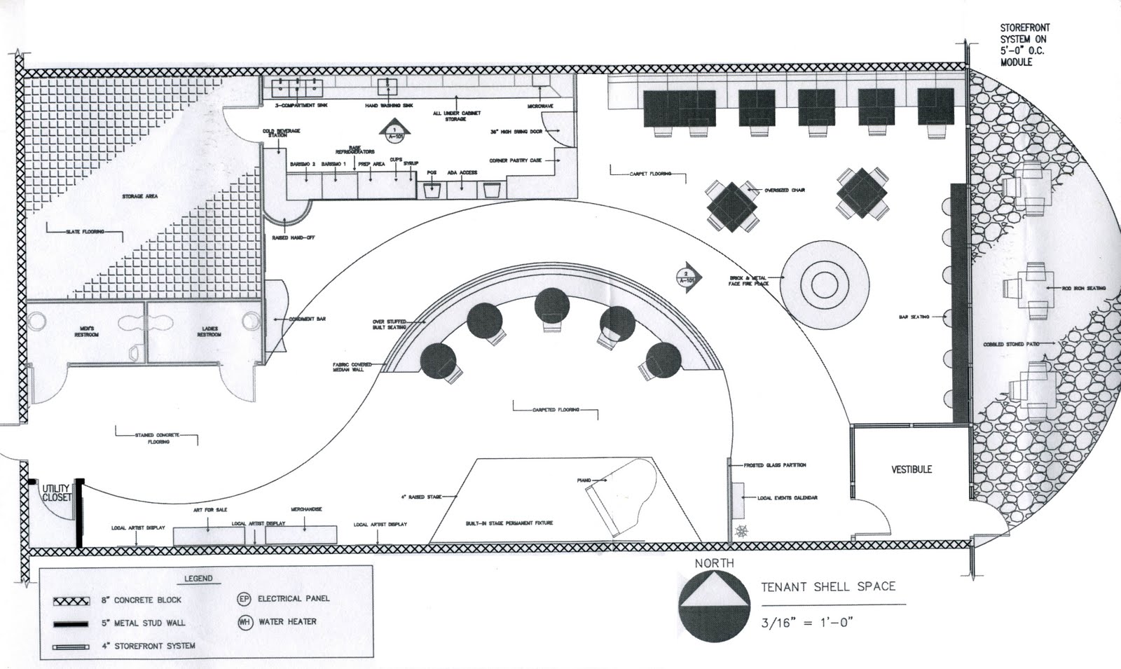 Coffee Shop Floor Plan