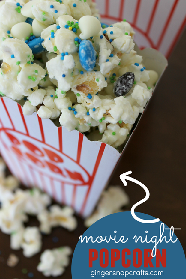 Movie Night Popcorn Recipe at GingerSnapCrafts.com #movienight4less #cbias #ad_thumb