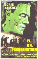 EL DR. FRANKENSTEIN. España. Programa de mano.. Arte: MCP. EL DOCTOR FRANKENSTEIN. Frankenstein. 1931. Estados Unidos. Dirección: James Whale. Reparto: Boris Karloff, Colin Clive, Mae Clarke, John Boles, Edward van Sloan, Dwight Frye, Frederick Kerr, Lionel Belmore, Marilyn Harris.