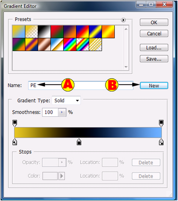 New Gradient Preset