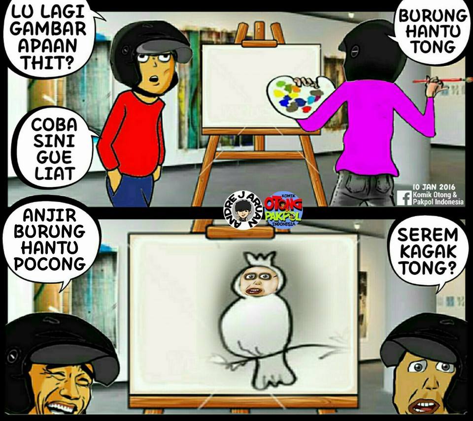 Komik Otong Pakpol Indonesia Kumpulan Repost Meme Komik Rage