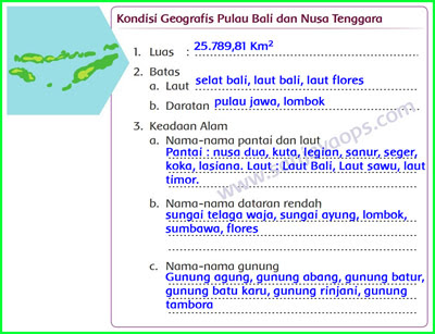 Kondisi-Geografis-Pulau-bali-dan-nusa-tenggara-Berdasarkan-Peta