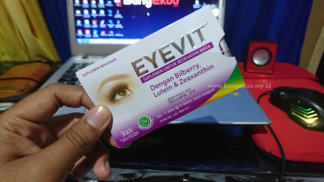 aku mulai mengkonsumsi eyevit untuk memelihara kesehatan mata