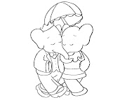 #8 Babar Coloring Page