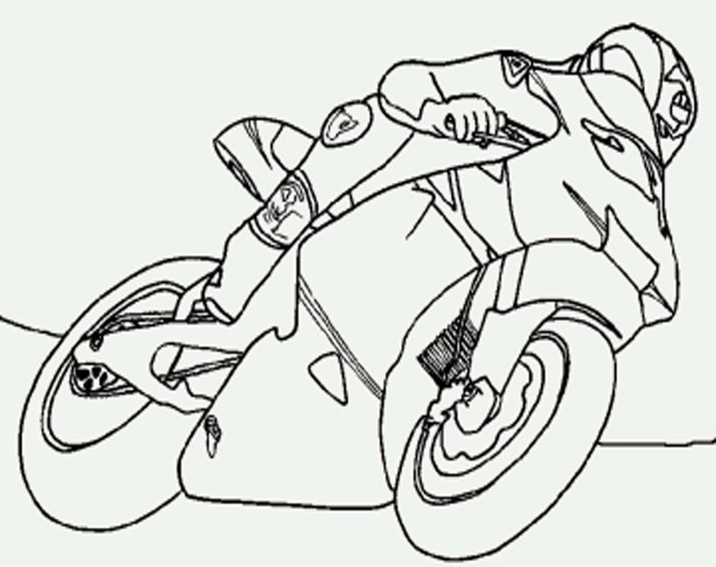  Gambar  Sepeda  Motor Untuk Mewarnai Terunik Gentong Modifikasi