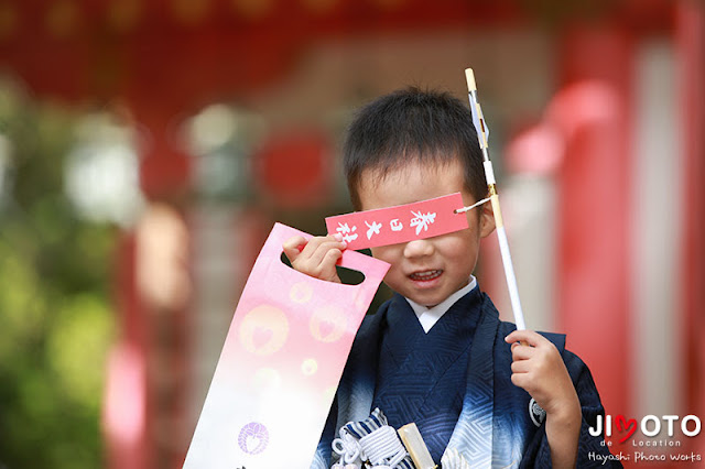 春日大社での七五三出張撮影